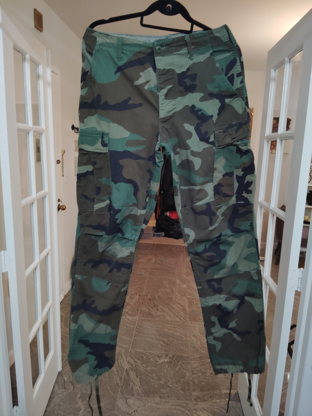 Authentic Camo Cargo Drawstring Pants - Olive Camo 😮💨🔥🫰🏾 - Picture 3 of 4
